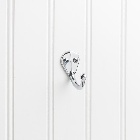 Elements 1-3/4" Polished Chrome Traditional Single Prong Ball End Wall Mounted Hook YS05-175PC